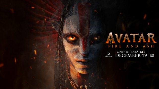 Avatar: Fire and Ash. Only in theaters December 18.